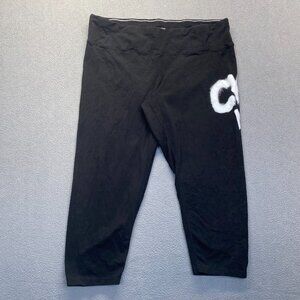 Calvin Klein Crop Performance Stretch Leggings Women's‎ Size 3X,Black,Comfort